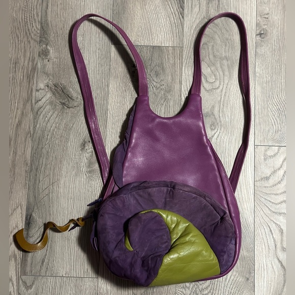 carol hearty eclectic alice in wonderland reworked backpack - Picture 1 of 7